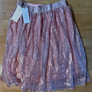 Sequin Pink Skirt